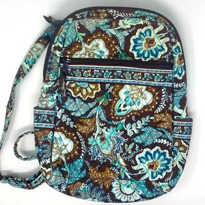 Vera Bradley Blue and Brown Backpack!